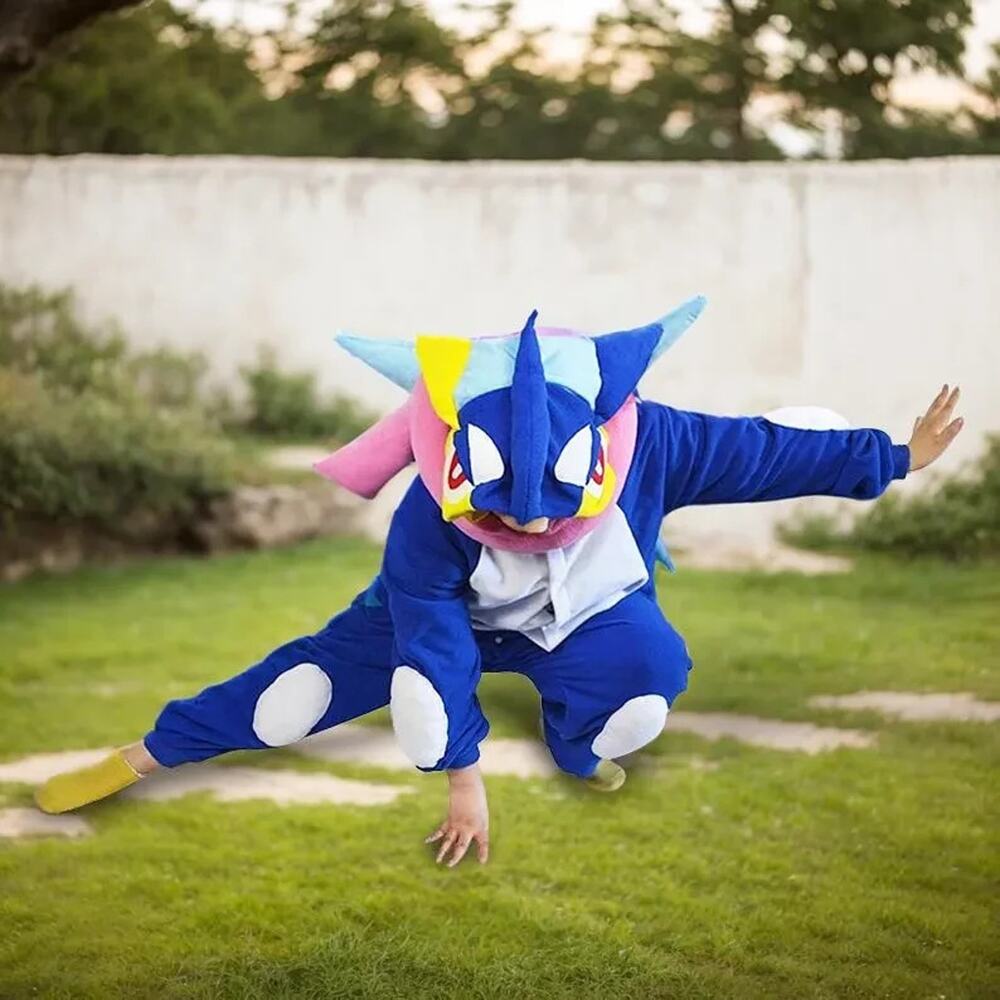 Pokemon Kigurumi Costume Childrens Sz 6/7 Aname Halloween One Piece Pajama
